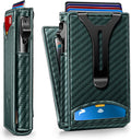 BULLIANT Men Wallet Slim Money Clip Wallet for 9 Cards
