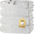 SEMAXE 4-Pack Luxury Bath Towels 55in x 27in - Soft, Absorbent