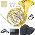 Double French Horn Gold Lacquer 4 Keys Fb/Bb - Intermediate Kit