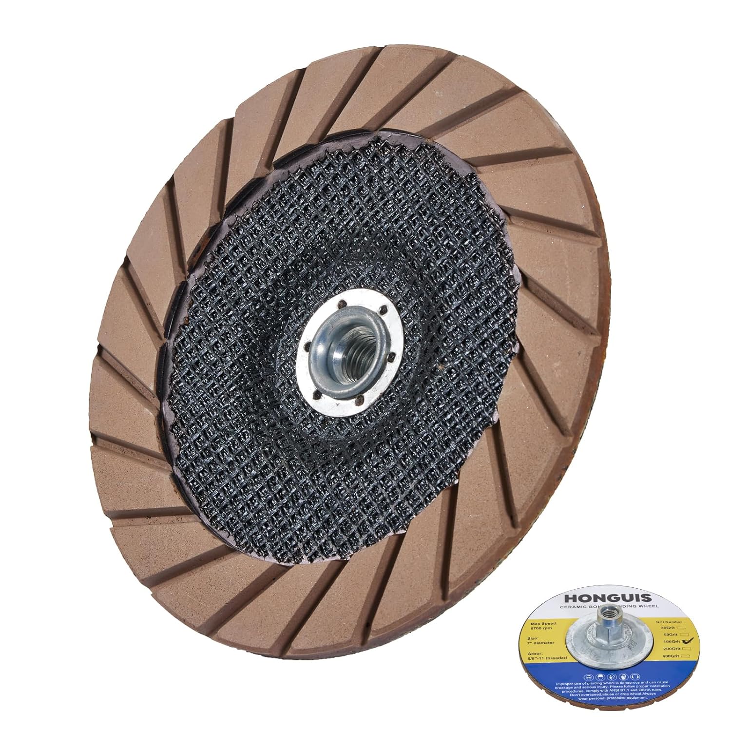 7 inch Transitional Concrete Grinding Wheel for Polishing Tasks