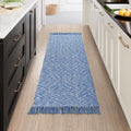 Collive Hallway Runner Rug 2 ft x 6 ft - Durable Washable Cotton