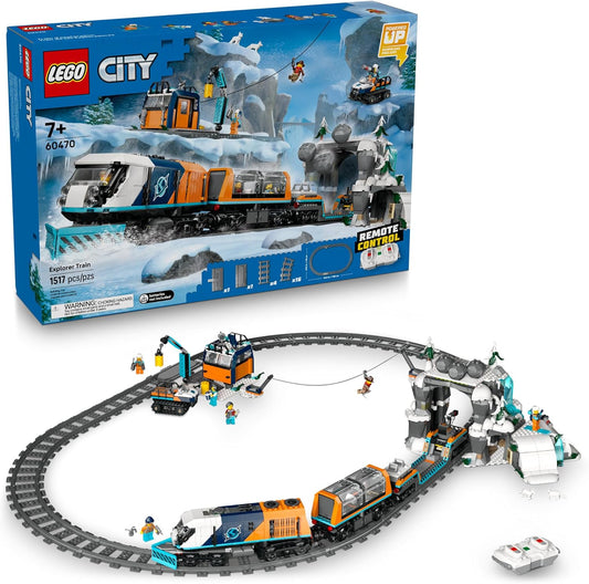 LEGO City Explorers' Arctic Polar Express Train Set for Kids
