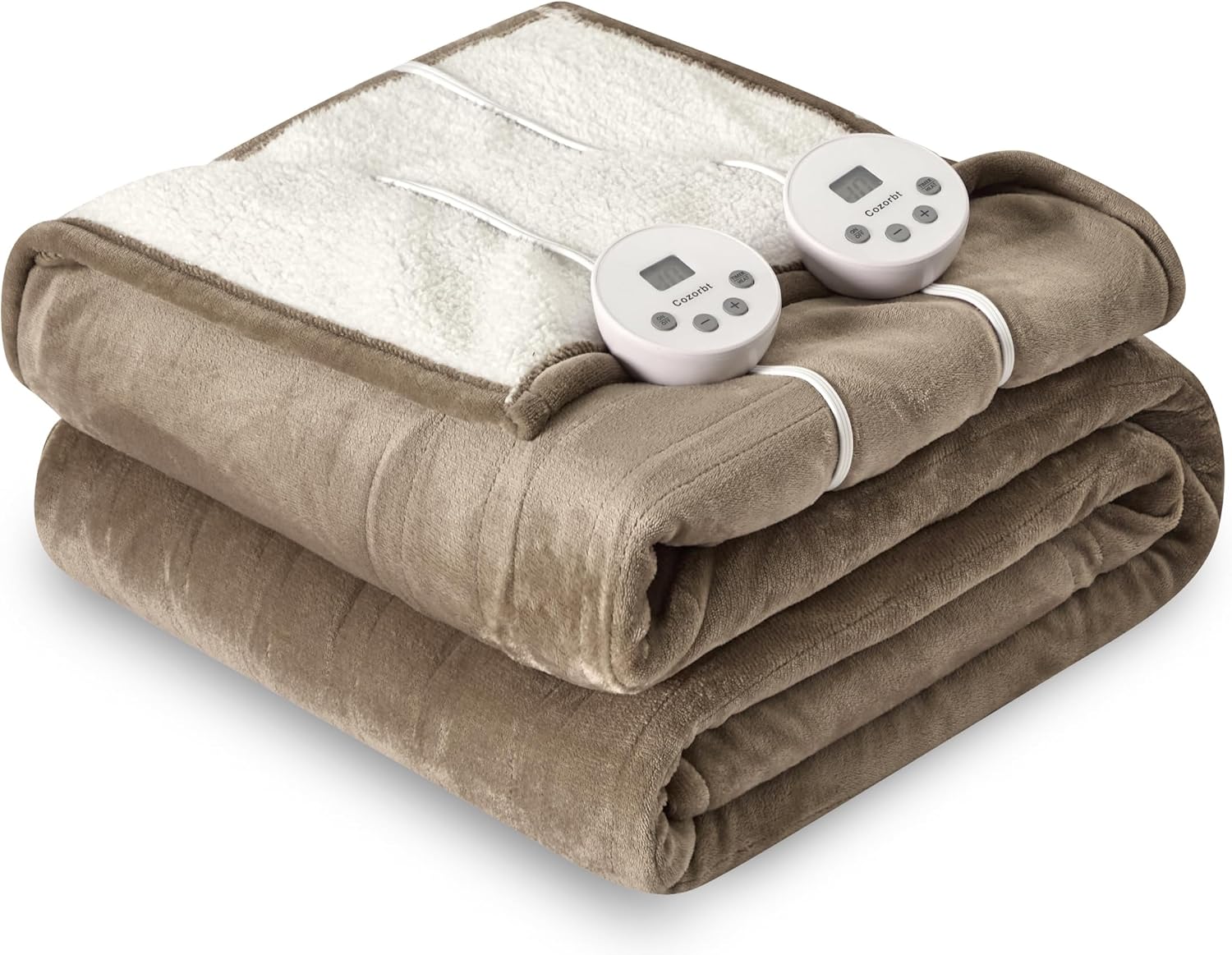 Cozorbt Electric Blanket 84x90 Queen Size with Dual Control