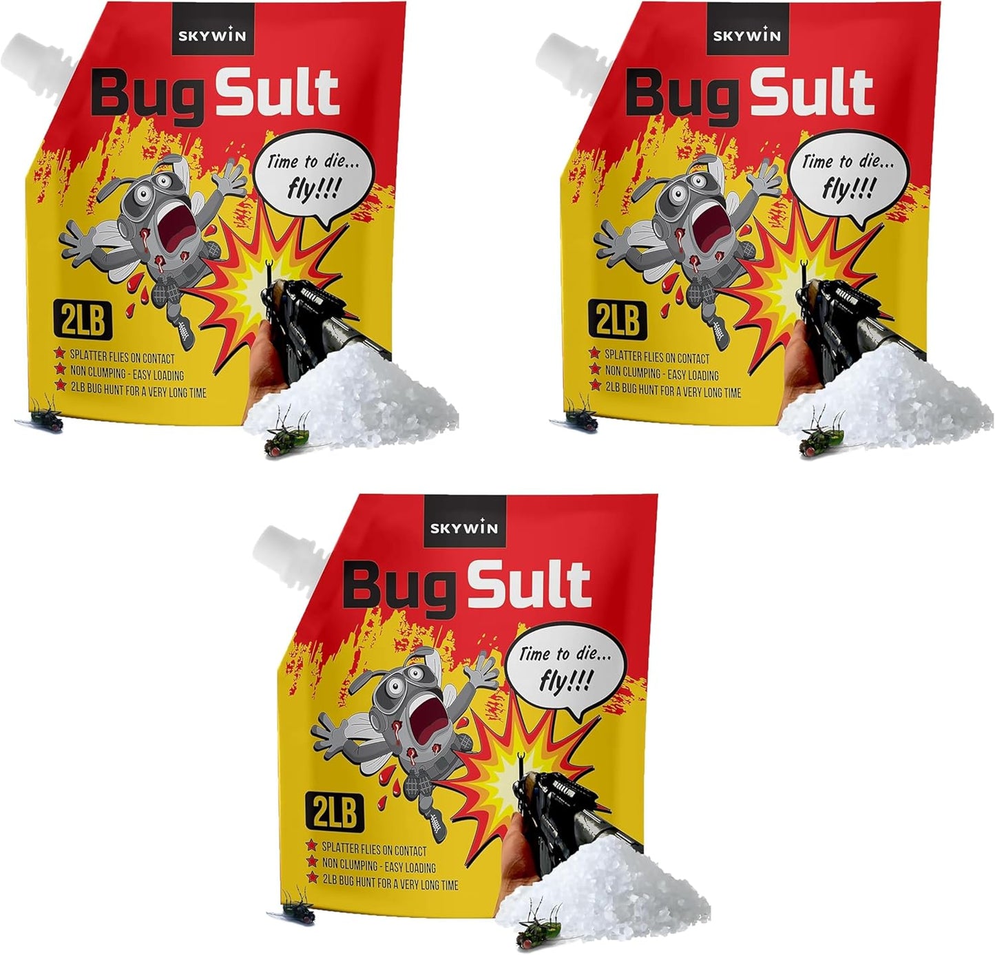 Skywin Fly Shooter Refill Salt 2 lbs for Enhanced Impact