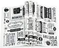 Wax Paper Sheets Deli Newsprint Food Basket Liners - 1000 Pack
