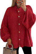 PRETTYGARDEN Women's Chunky Knit Button Down Cardigan - Cozy Trendy