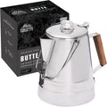 COLETTI Butte Coffee Percolator Camping Pot 14 Cup - Bold Camp Coffee