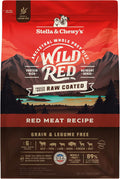 Wild Red Dry Dog Food Raw Coated High Protein Red Meat Recipe