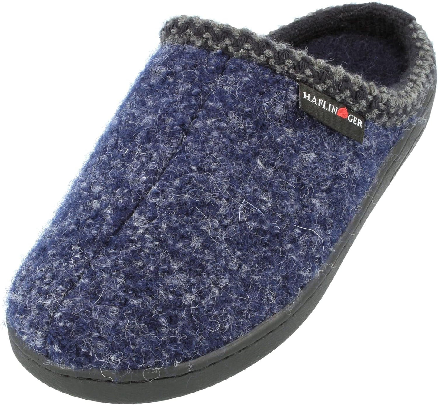 HAFLINGER Unisex Nordkap Wool Hard Sole Slippers for Comfort