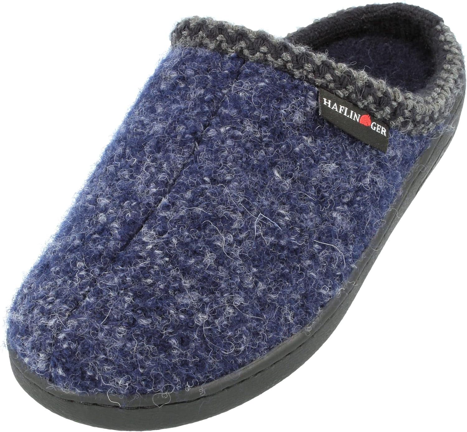 HAFLINGER Unisex Nordkap Wool Hard Sole Slippers for Comfort