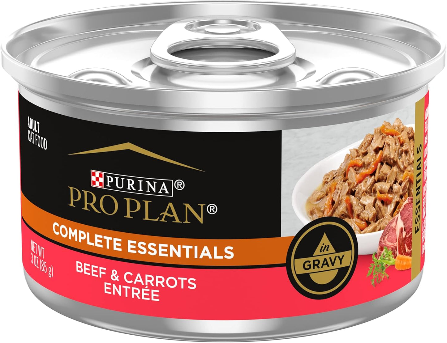 Purina Pro Plan High Protein Cat Food with Beef and Carrots