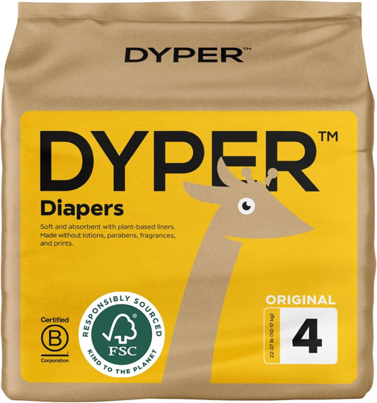 Ultimate Comfort: DYPER Size 4 Baby Diapers