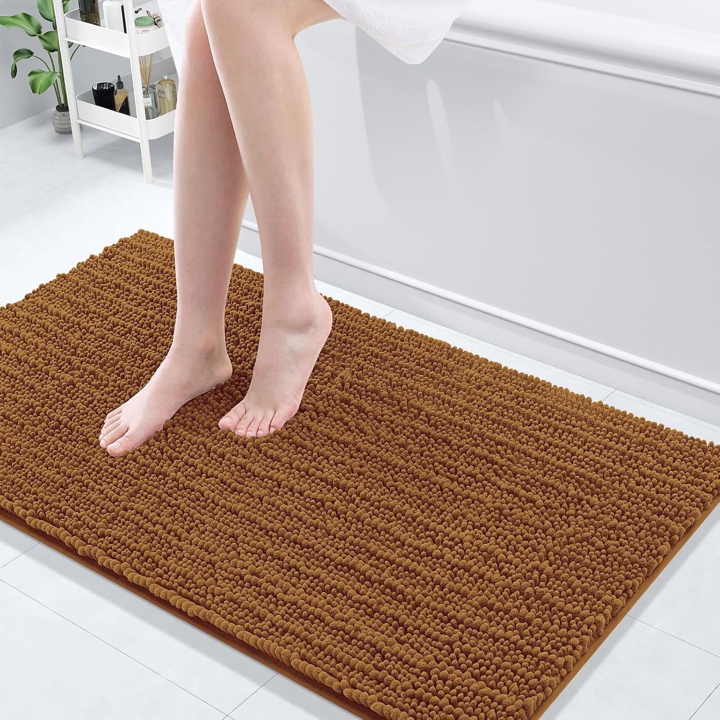 Arotive Luxury Chenille Bathroom Rug Mat for Ultimate Comfort