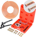 3/16ft Brake Line Kit - 25 ft Copper Coated with Flaring Tool Kit