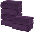MOONQUEEN 6 Pack Premium Bath Towel Set - Quick Drying Plush Towels