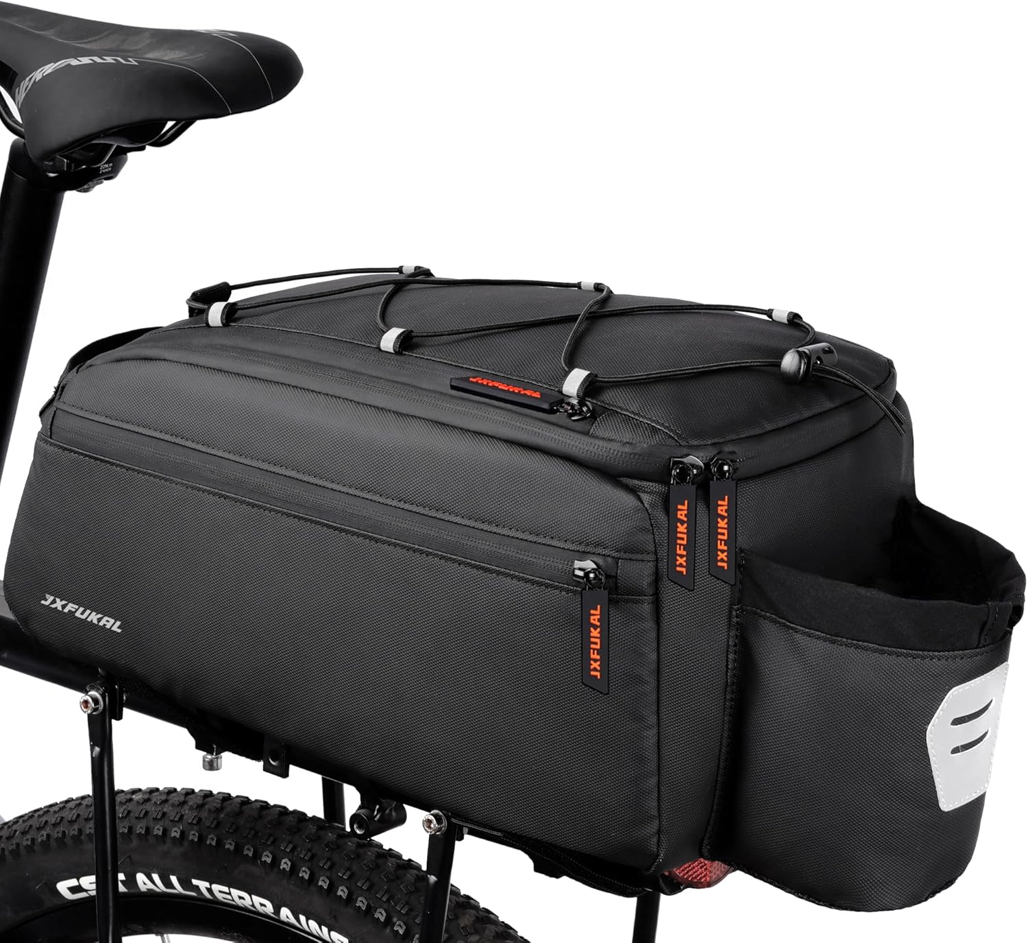 JXFUKAL Bike Bags for Bicycle Rear Rack - 13L Waterproof Pannier