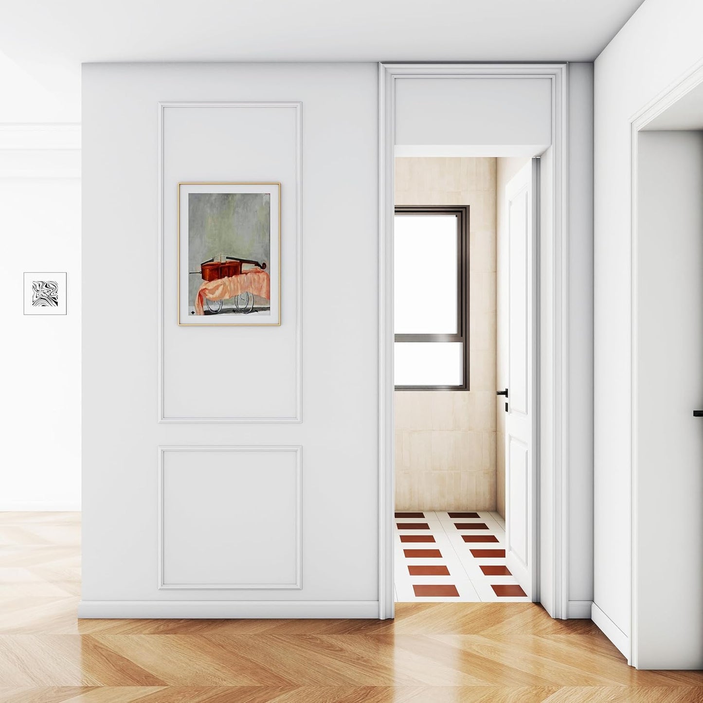 Pangda Peel and Stick Wall Molding Kit for Elegant Decor