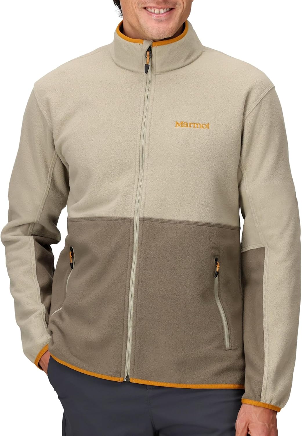 MARMOT Men's Rocklin Full-Zip Jacket - Lightweight Warm Fleece