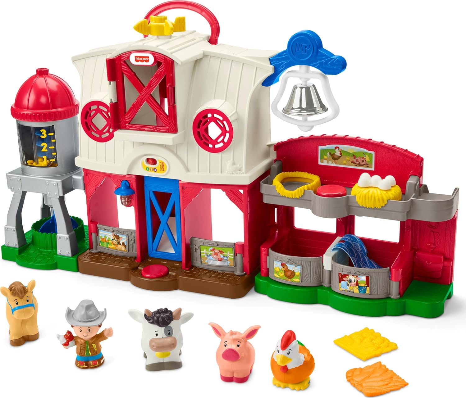 Fisher-Price Little People Farm Playset for Toddler Learning Fun