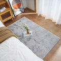 Ghouse Ultra Soft Faux Rabbit Fur Rug 4x6 for Cozy Living Spaces