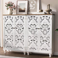 47 Inch Tall Storage Cabinet with 2 Doors and Shelves for Home