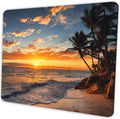 Tropical Sunset Mouse Pad for Women's Desktop - Non-Slip Design