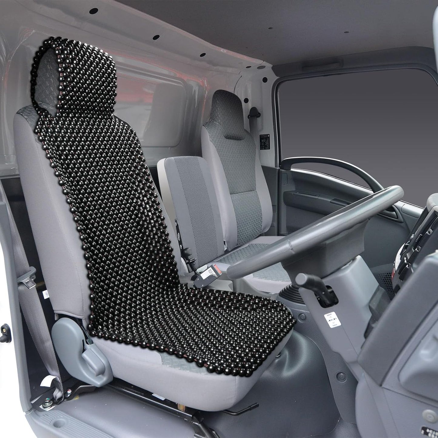 Natural Beaded Seat Covers for Cars and Trucks - Durable Comfort