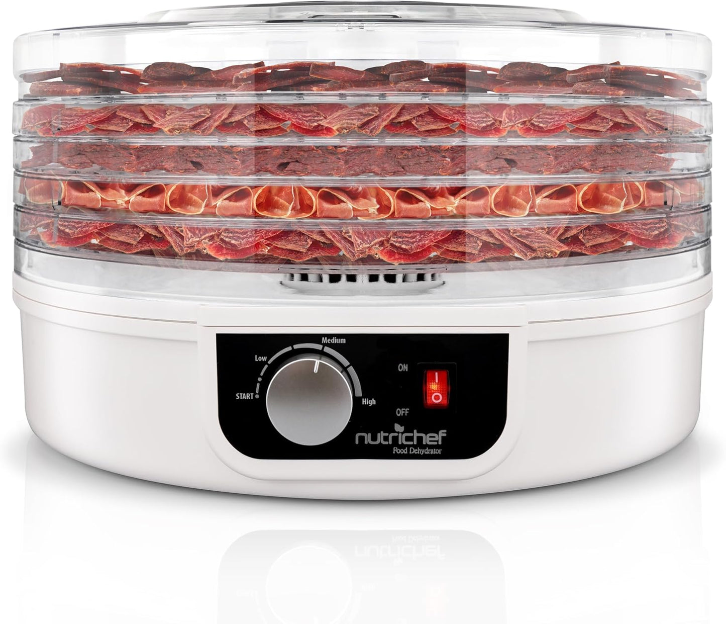 NutriChef Food Dehydrator for Healthy Snacks and Preservation