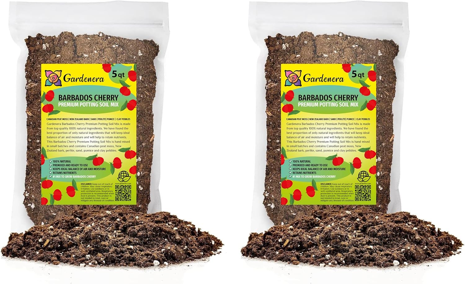 Barbados Cherry Plant Potting Soil - All-Natural Blend