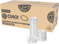 CIAO! Portion Cup Lids Ultra Clear PET for 0.75 oz and 1 oz - Secure