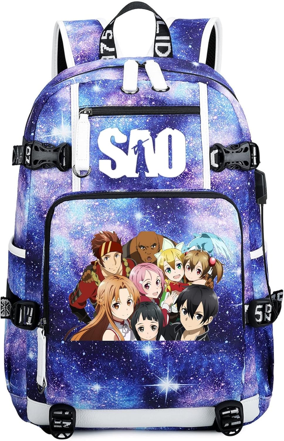 ISaikoy Anime Sword Art Online Backpack for School and Travel