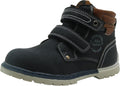 Toddler Little Boys PU Leather Ankle Work Boots - Easy On/Off
