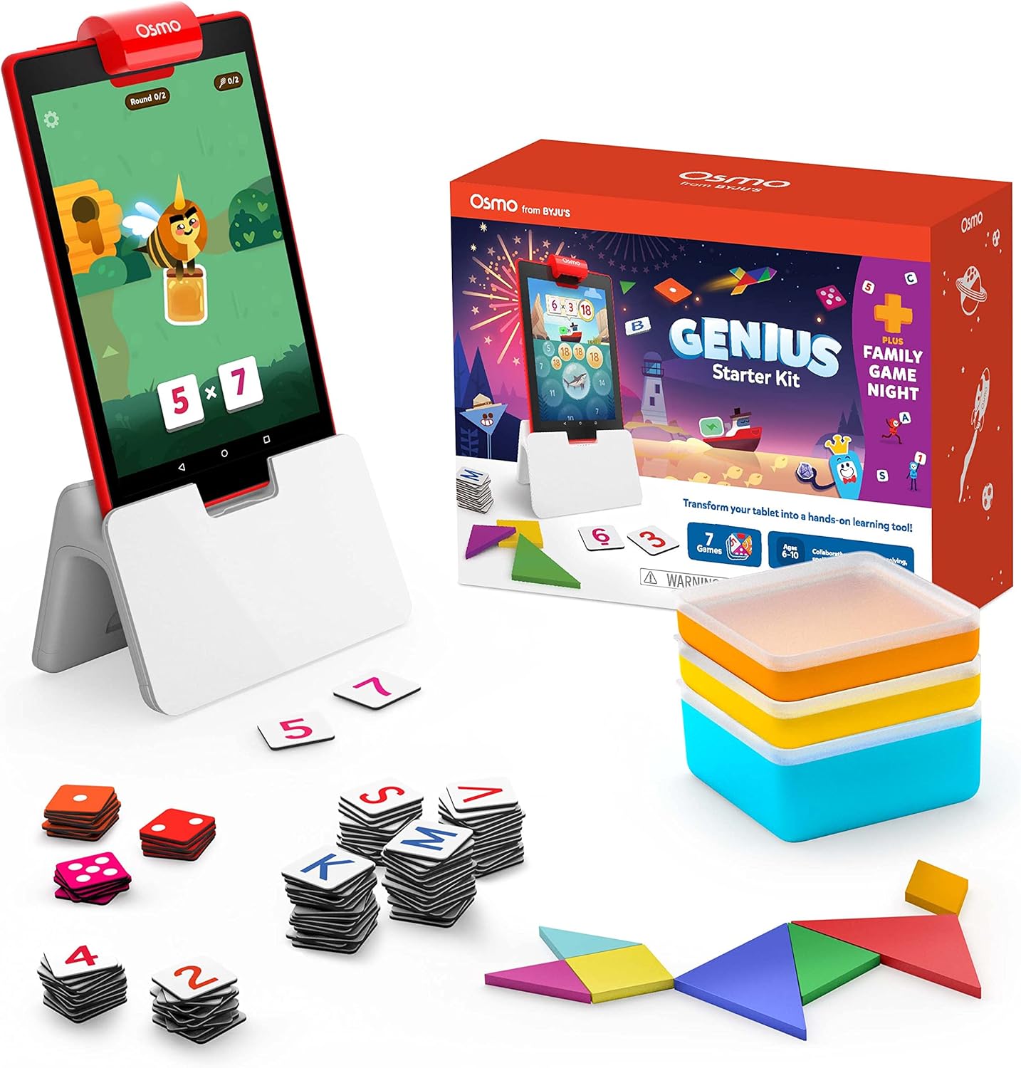 Osmo-Genius Starter Kit for Fire Tablet - Fun Learning Games