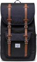 Herschel Little America Backpack, Black - Comfortable Laptop Carry