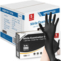 Schneider Nitrile Exam Gloves Black Medium - Durable Medical-Grade