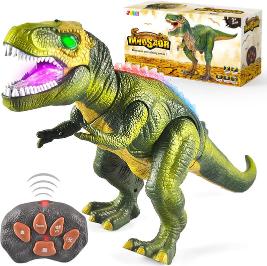 JOYIN Robot Dinosaur Toy for Kids with Light and Roaring Sound
