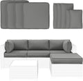 9 Pcs Patio Cushion Covers Set - Replacement Waterproof Covers