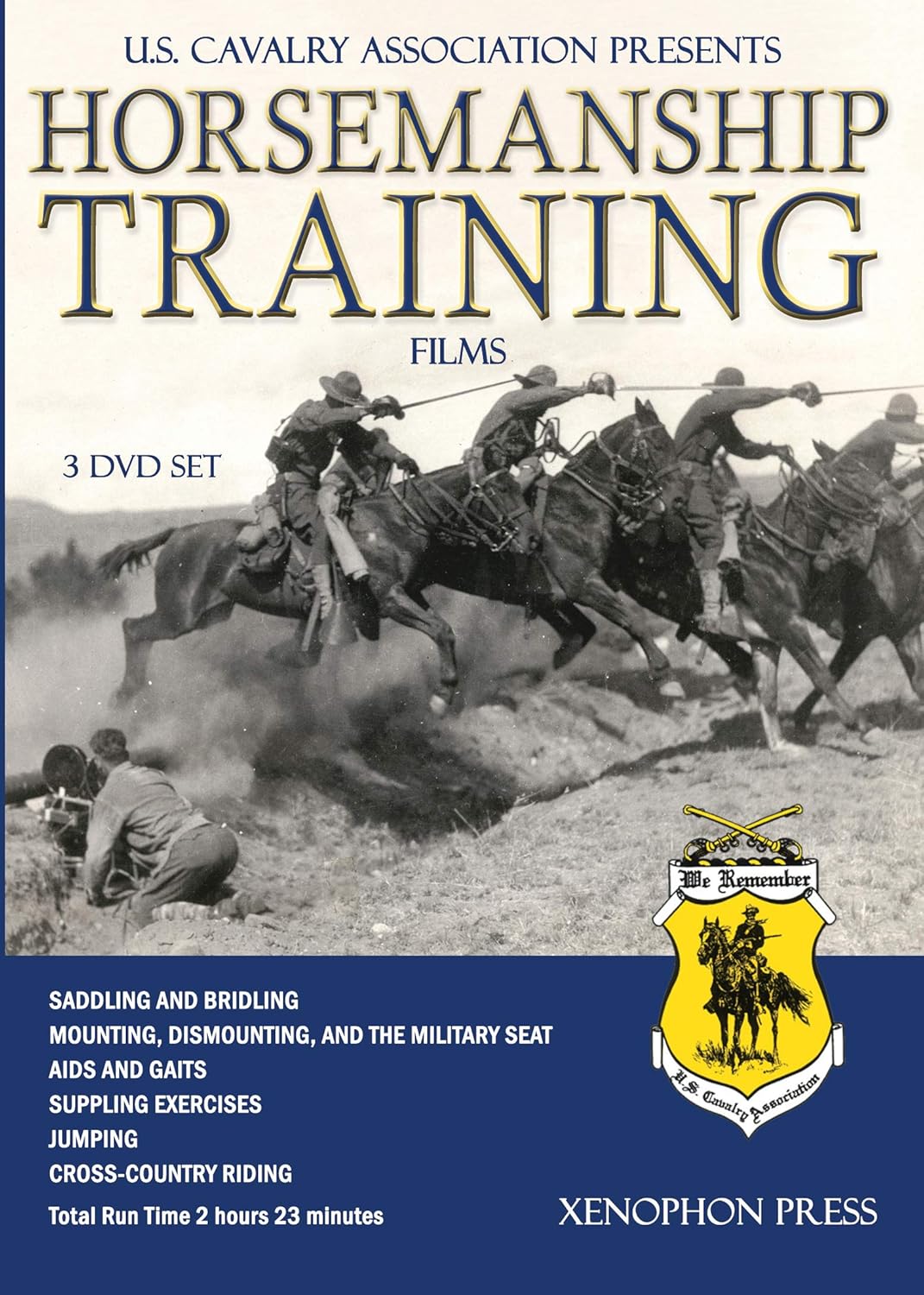 US Cavalry Training Films - 3 DVD Set for Enthusiasts and Collectors
