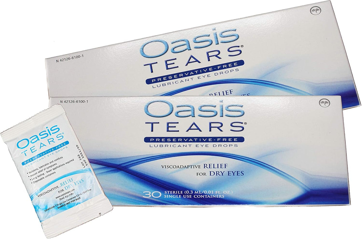 Oasis TEARS Preservative-Free Lubricant Eye Drops for Dry Eyes