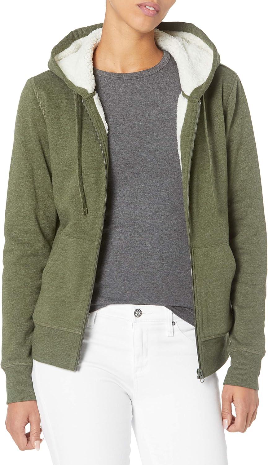 Cozy Plus Size Sherpa Hooded Jacket
