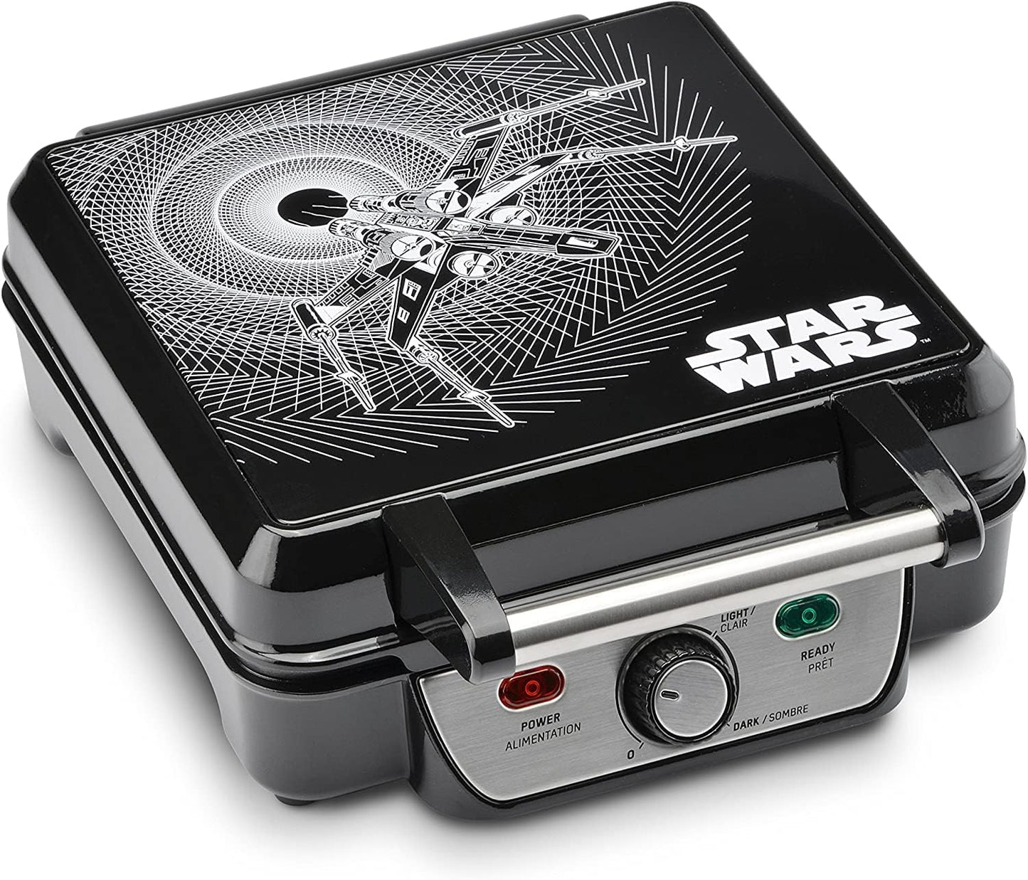 Galactic Breakfast Bliss: Star Wars 4-Waffle Maker