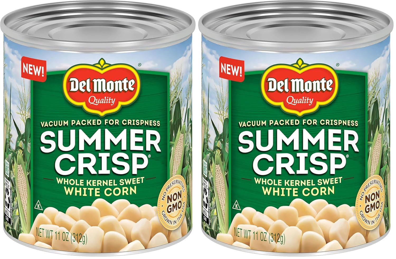 Del Monte Summer Crisp White Corn - Fresh, Sweet, Non-GMO Delight