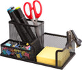 Ludato Mesh Desk Organizer - 3 Compartments for Stylish Office Storage