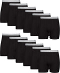 Men's Boxer Briefs Cotton Blend Pack - Cool, Moisture-Wicking Comfort