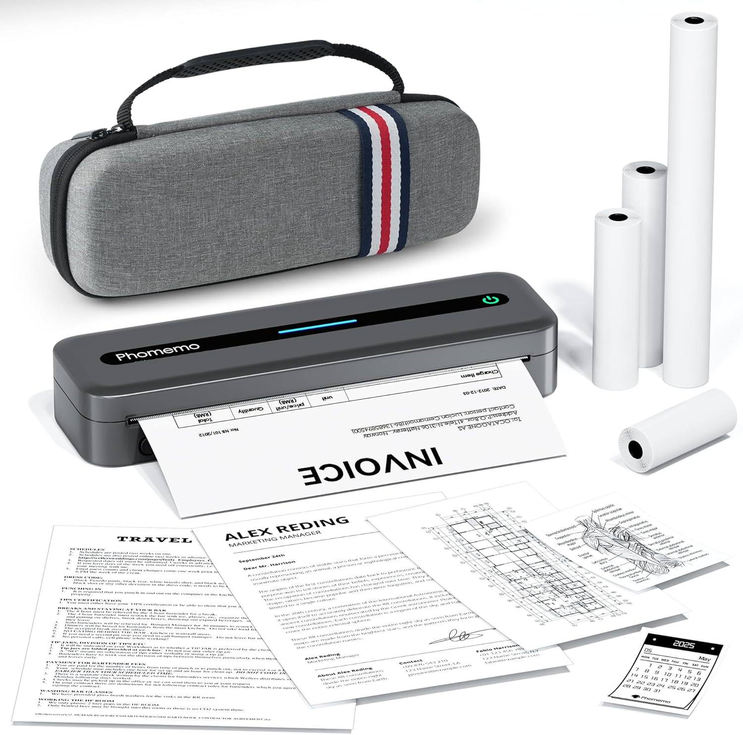 Phomemo Portable Thermal Printer M832 for Travel Printing