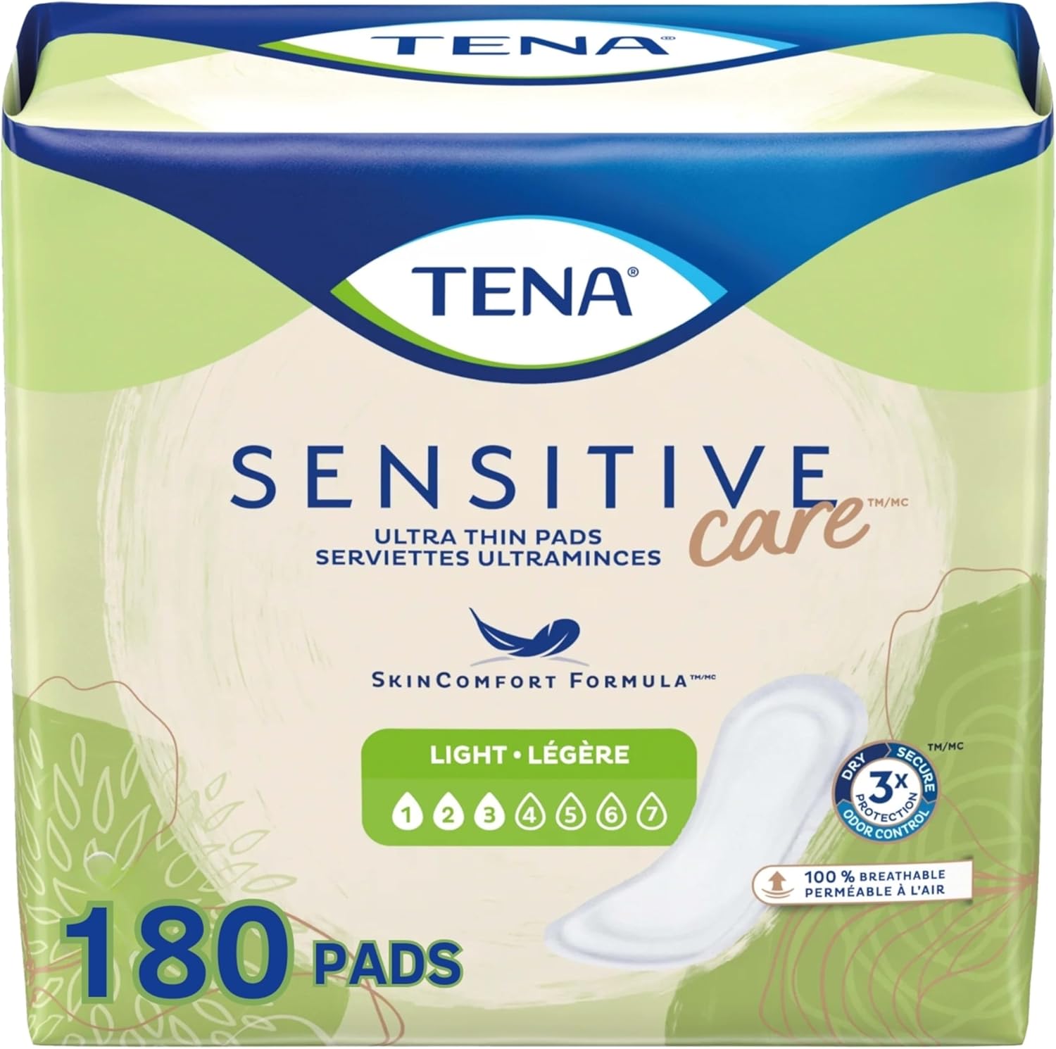 Tena Sensitive Care Ultra Thin Regular Incontinence Pads Review