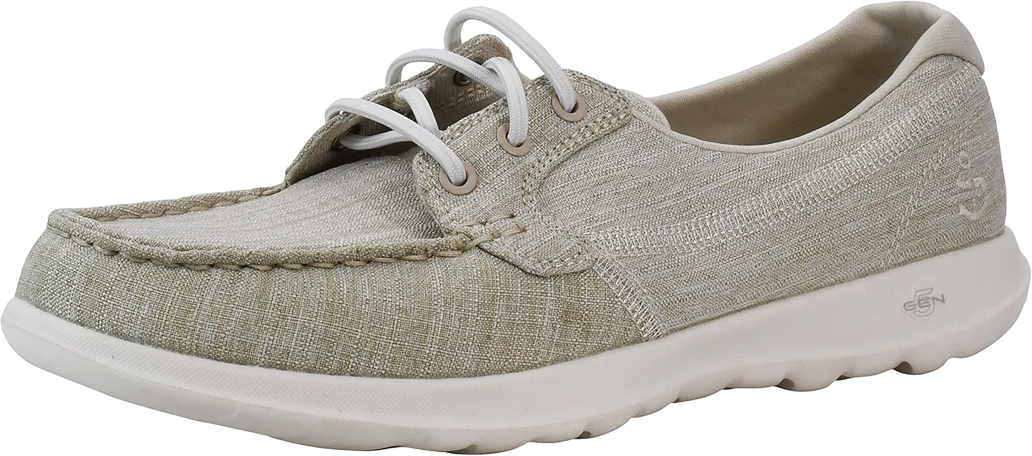Skechers Women's Go Walk Lite-15433 Boat Shoe for Comfort