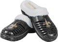 Women's Sherpa Lined Glitter Shoes by FOCO with NFL Team Design