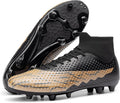 Men's High-Top Firm Ground Soccer Cleats - Lightweight Support