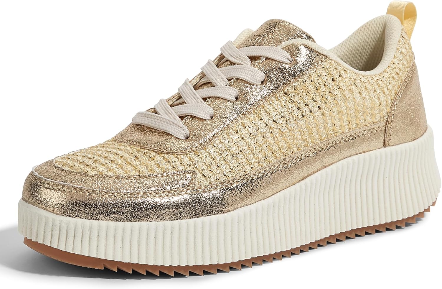LUCKY STEP Women's Platform Sneakers for Sparkly Casual Style